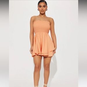 NWT Fashion Nova Ruffle Romper
